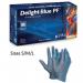 Delight Blue Powder Free SMALL Vinyl Gloves 100s - PACK (10) NWT2231-SP