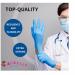 Aurelia DELIGHT Blue Lightly Powdered MEDIUM Vinyl Gloves 100s NWT2233-M