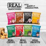 Real Crisps Strong Cheese & Onion 24x35g NWT2256