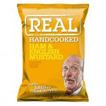 Real Crisps Ham & English Mustard 24x35g NWT2260