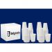 White Plastic 7oz Strong Drinking Tumbler Disposable Cups For Water Coolers NWT2269