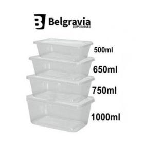 Belgravia 500CC Microwave Container & Lids 50s Pack of 5 NWT2276
