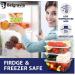 Belgravia 1000ml Microwave Container & Lids 50s - PACK (5) NWT2279P