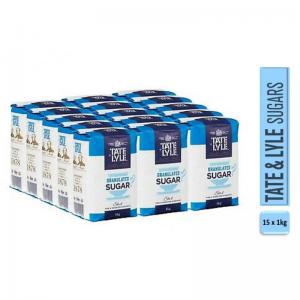 Tate  Lyle Fairtrade White Sugar 1kg Pack of 15 NWT228