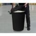 Strata Black Bin With Metal Clip Handles 80 Litre NWT2290