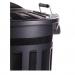 Strata Black Bin With Metal Clip Handles 80 Litre NWT2290