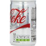 Diet Coke Cans 24x150ml NWT2358