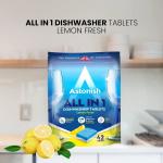 Astonish All In 1 Dishwasher Tablets Lemon (42) NWT236