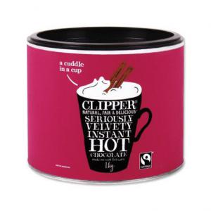 Clipper Fairtrade Instant Hot Chocolate 1kg - PACK 4 NWT238P