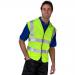 BSeen High Visibility Extra Large Vest Yellow NWT2391-XL