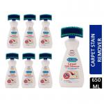 Dr Beckmann - UKs No1 Carpet Cleaning Fluid & Brush Adapter 650ml - PACK (6) NWT2417P