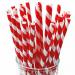 Belgravia Red & White Paper Stripey Straws Pack 500s NWT2427