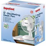 SupaCool Oscillating Desk Fan 9 inch NWT2441