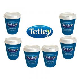 Tetley On The Go 300s - Includes Cups, Teabags, & Lids NWT250