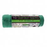 Green Garden Refuse Sacks Tie Handles 10s NWT252