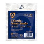 Click Medical Sterile Gauze Swabs 5x5cm Pack 5s NWT2530