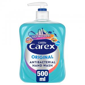 Carex Anti Bacterial Handwash 500ml Pack 6 Nwt2564p