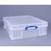 Really Useful Clear Plastic Storage Box 70 Litre NWT2603