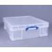 Really Useful Clear Plastic Storage Box 70 Litre NWT2603