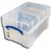 Really Useful Clear Plastic Storage Box 9 Litre XL NWT2604