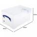 Really Useful Clear Plastic Storage Box 9 Litre XL NWT2604