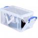 Really Useful Clear Plastic Front Opening Storage Box 8 Litre NWT2611