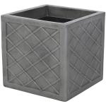 Lazio Pewter Large 38cm Square Planter NWT2661