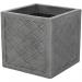 Lazio Pewter Large 38cm Square Planter NWT2661