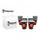 Belgravia 8oz Red & Black Single Walled Paper Cups 50s NWT268