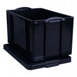 Really Useful Black Plastic Storage Box 84 Litre NWT2683