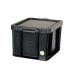 Really Useful Black Plastic Storage Box 42 Litre NWT2684