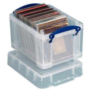 Really Useful Clear Plastic Storage Box 3 Litre NWT2685