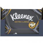 Kleenex Extra Large Single White Handkerchief Tissues Paper 90 x 2 ply Pack Extra Large Box - PACK (6) NWT269P