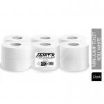 Janit-X Eco 100% Recycled Mini Jumbo 2Ply Toilet Rolls 12 x 200m NWT282