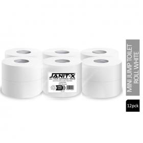 Janit-X Eco Mini Jumbo Toilet Rolls 12x200m NWT282