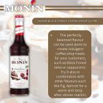 Monin Black Forest Coffee Syrup 1litre (Plastic) NWT2822