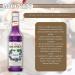 Monin Violet Coffee Syrup 700ml (Glass) - PACK (6) NWT2823P