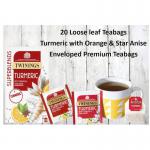 Twinings Super Blends Turmeric Envelopes 20s - PACK (4) NWT2845P