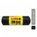 Eco 360 Super Strong RefuseBin Sacks 100% Recycled 20s 75L NWT285