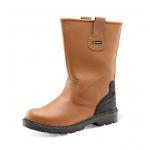 B-Click Footwear Tan Size 10 Rigger Boots NWT2876-10