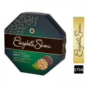 Elizabeth Shaw Dark Mint Wrapped Crisp Chocolates 26s NWT2895P