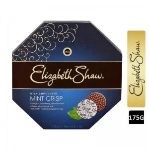 Elizabeth Shaw Milk Mint Wrapped Crisp Chocolates 175g , 26s NWT2896P