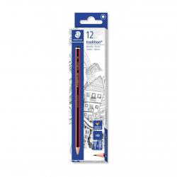 Staedtler 110 Tradition Pencil Cedar Wood HB (12 Pack) - PACK (6) NWT2900P
