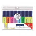 Staedtler Highlighters Assorted 1-5mm Line Pack 8s NWT2905