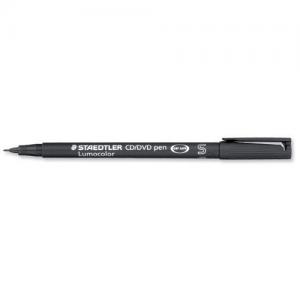 Staedtler Lumocolor CDDVD Black Marker Pen 0.4mm Line NWT2909