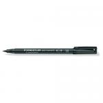 Staedtler Lumocolor Black Permanent Pen 1.0mm Line Pack 10s NWT2913