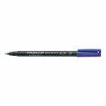 Staedtler Lumocolor Blue Permanent Pen 0.6mm Line
