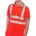 BSeen High Visibility Extra Large Red Polo Shirt NWT2929-XL