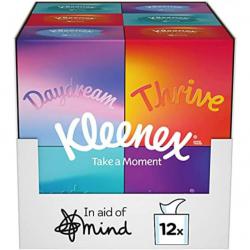 Kleenex Collection Cube Tissues 12 Boxes x 48 Sheets NWT2955