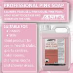 Janit-X Professional Luxury Pink Pearlised Hand Soap 5L Refill Bottle NWT2971
